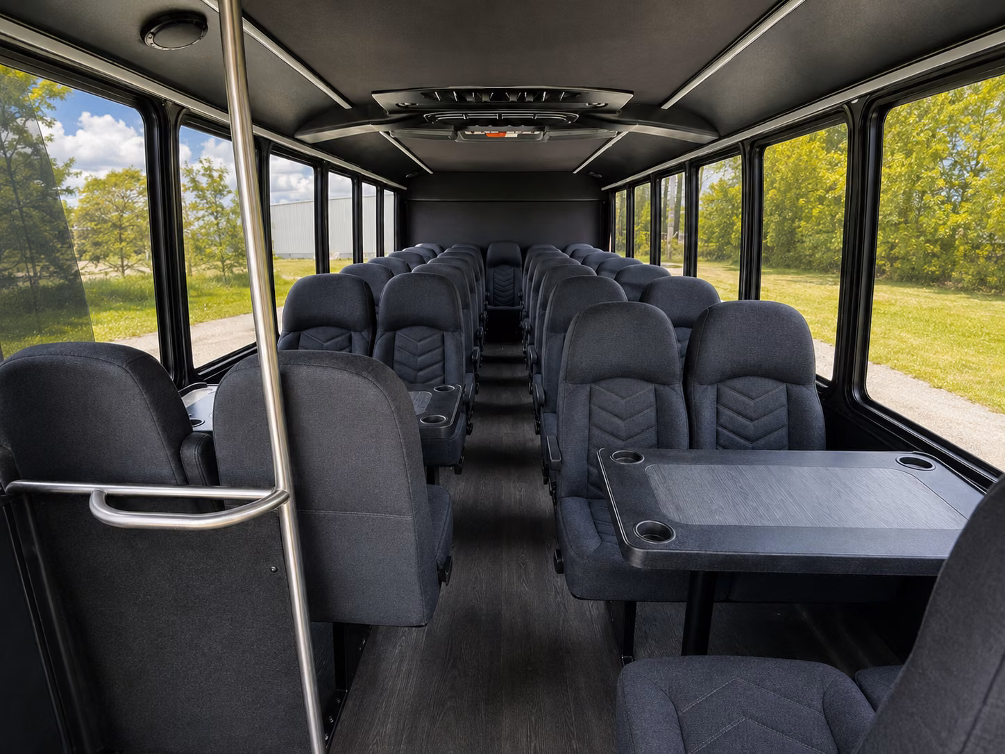 clovis 20 passenger minibus inside