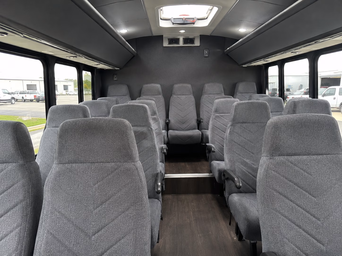 clovis 20 passenger minibus interior