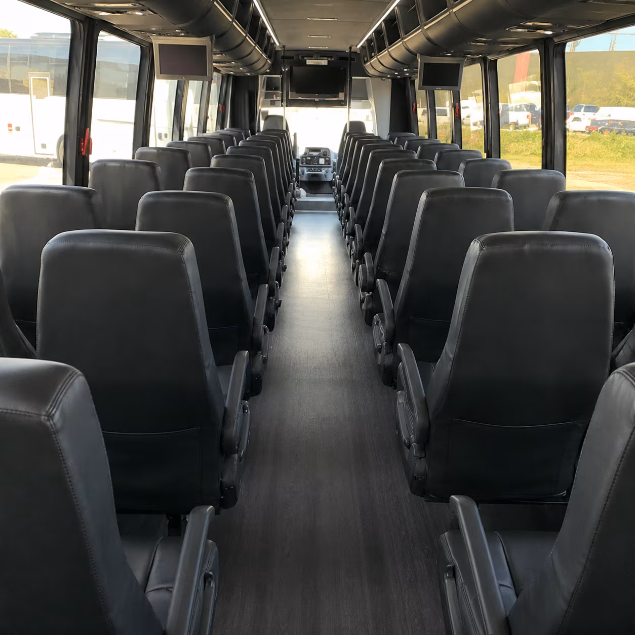 clovis 25 passenger minibus inside