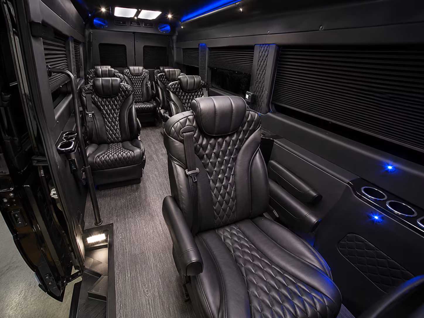 clovis sprinter van with driver inside