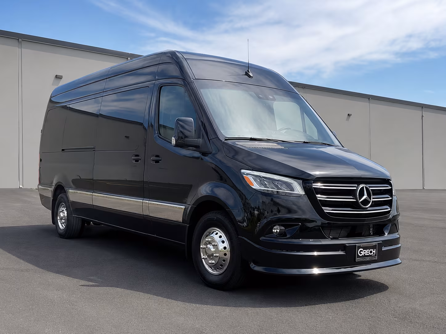 clovis sprinter van with driver